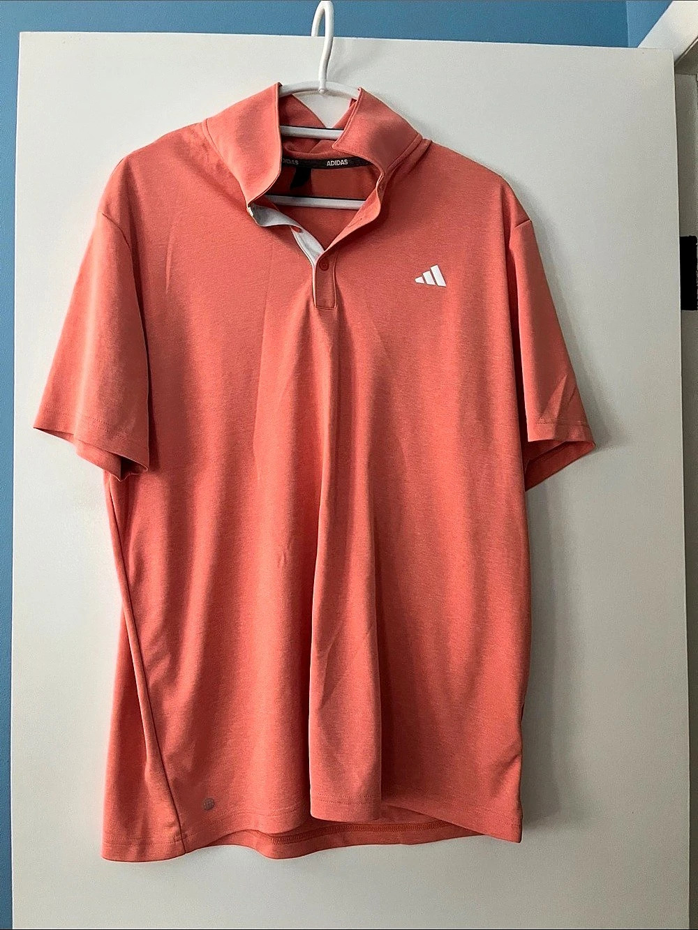 adidas Ultimate Solid Polo Men's Orange Size Large